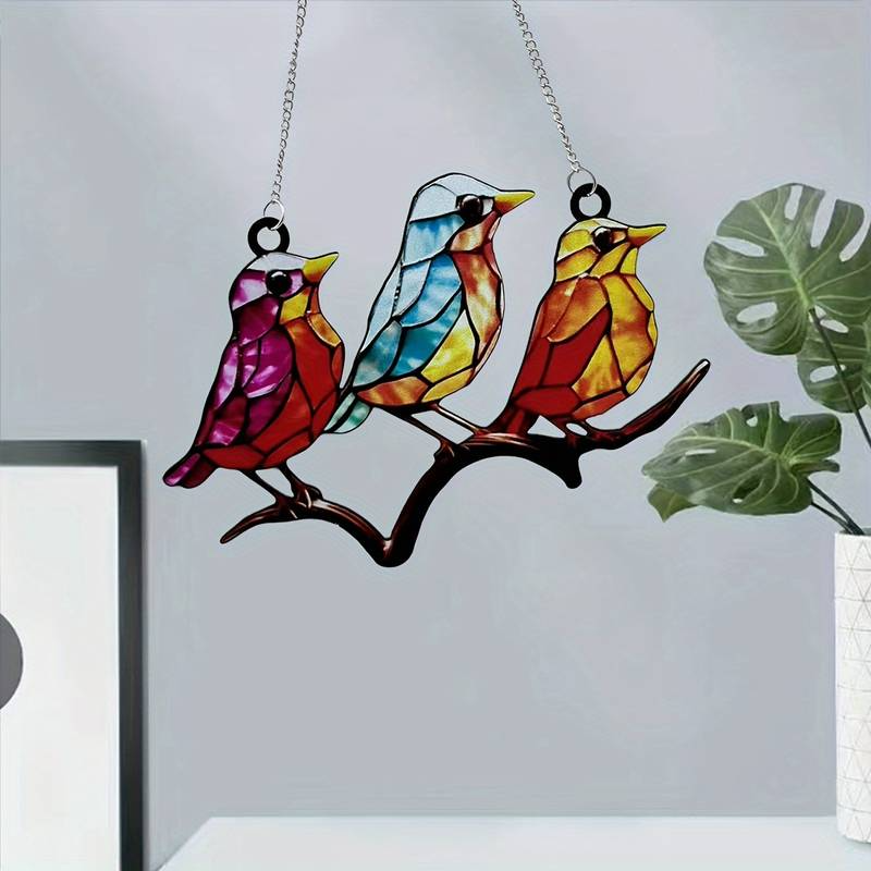 Colorful Bird Ornament