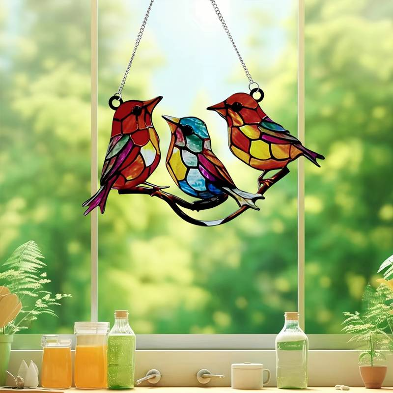 Colorful Bird Ornament