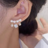 Pearl Rhinestone Earrings